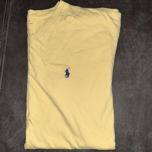 yellow mens polo by ralph lauren shirt